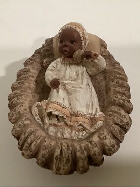 Miss Martha All Gods Children 1992 Alicia Figurine #862 Nativity Baby 2.5"x 4.25